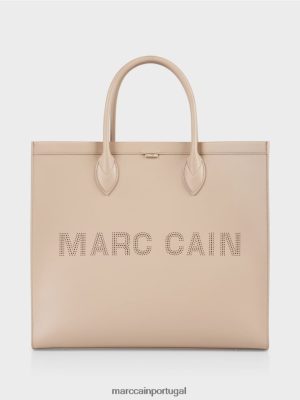 Marc Cain 2 em 1 bolsa com letras de logotipo areia profunda acessório 4P8PV01531 Marc Cain Portugal