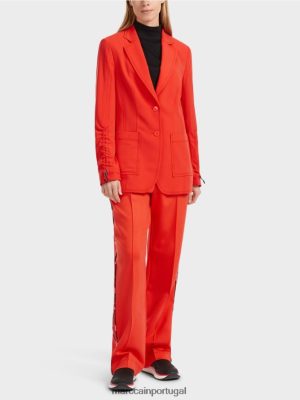 Marc Cain Blazer personalizado Campari roupas 4P8PV0157 Marc Cain Portugal