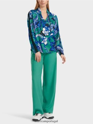 Marc Cain Blusa Raglan "Rethink Together" esmalte roupas 4P8PV0836 Marc Cain Dresses