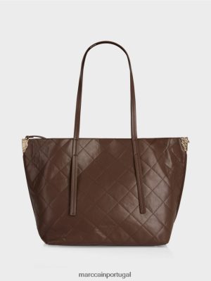 Marc Cain Bolsa de compradores "repensar madeira escura acessório 4P8PV01506 Marc Cain Tops