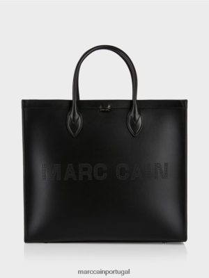 Marc Cain Bolsa de compras com letras de logotipo preto acessório 4P8PV01512 Marc Cain Tops