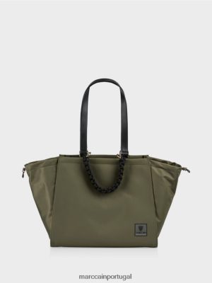 Marc Cain Bolsa de maçaneta "repensar junto" Oliv amarelo acessório 4P8PV01538 Marc Cain Dresses