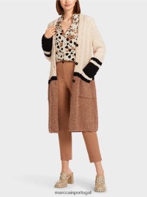 Marc Cain Casaco "tricotado na Alemanha" creme roupas 4P8PV0297 Marc Cain Tops