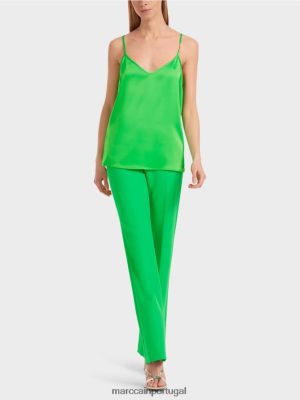 Marc Cain Cubra com corrente esbelta Verde de maçã escura roupas 4P8PV01246 Marc Cain Portugal