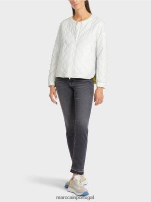 Marc Cain Jaqueta ao ar livre "repensar junto" off white roupas 4P8PV0288 Marc Cain Tops