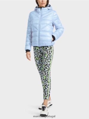 Marc Cain Jaqueta ao ar livre "repensar junto" pó macio azul roupas 4P8PV0257 Marc Cain Dresses