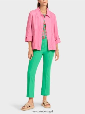 Marc Cain Jaqueta ao ar livre "repensar junto" rosa brilhante roupas 4P8PV0276 Marc Cain Tops