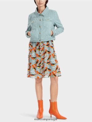 Marc Cain Jaqueta jeans "repensando" azul -céu escuro roupas 4P8PV0345 Marc Cain Tops