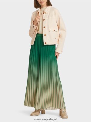 Marc Cain Jaqueta jeans "repensando" creme roupas 4P8PV0432 Marc Cain Tops