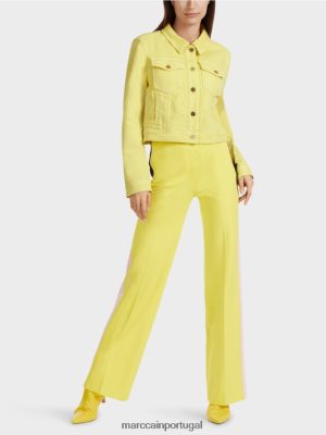 Marc Cain Jaqueta jeans "repensando" limão macio roupas 4P8PV0341 Marc Cain Dresses