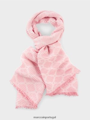 Marc Cain Lenço com pregas pó macio rosa acessório 4P8PV01700 Marc Cain Dresses
