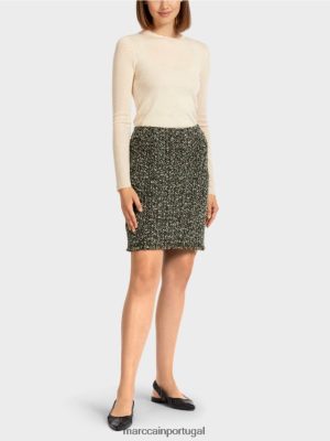 Marc Cain Mini saia "tricotada na Alemanha" preto roupas 4P8PV0510 Marc Cain Tops