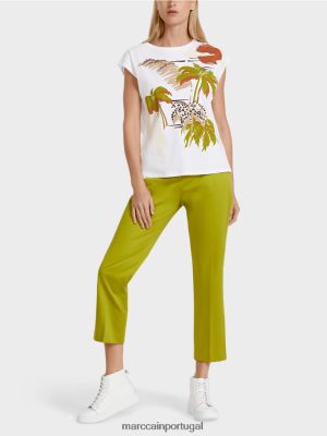 Marc Cain "Rethink Together" branco roupas 4P8PV01405 Marc Cain Portugal