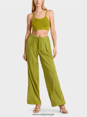 Marc Cain "Rethink juntos" Bustier Verde de oliveira profunda roupas 4P8PV01150 Marc Cain Portugal
