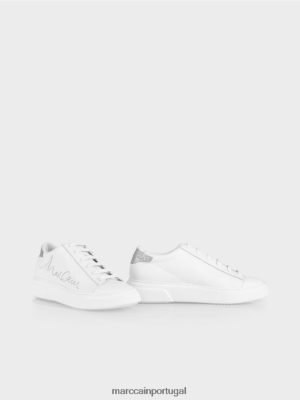 Marc Cain Sneaker de renda com letras branco calçados 4P8PV01552 Marc Cain Portugal