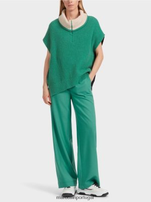 Marc Cain Tampa de tanque malhada na Alemanha esmalte roupas 4P8PV01067 Marc Cain Dresses