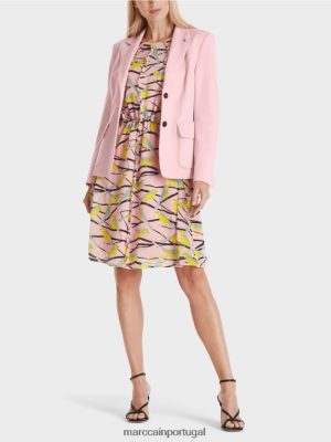 Marc Cain blazer com costuras de princesa pó macio rosa roupas 4P8PV0171 Marc Cain Tops