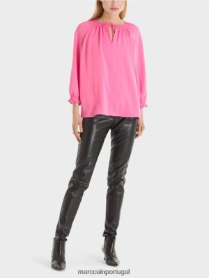 Marc Cain blusa "repensar" brilho labial roupas 4P8PV0896 Marc Cain Dresses