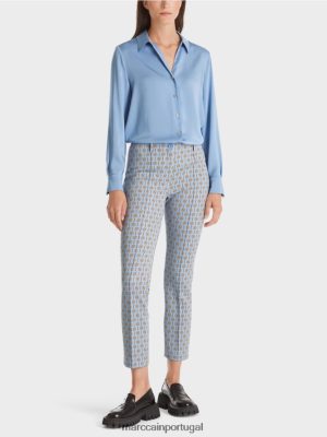 Marc Cain calças de jersey esticar Sydney céu escuro do verão roupas 4P8PV0548 Marc Cain Dresses