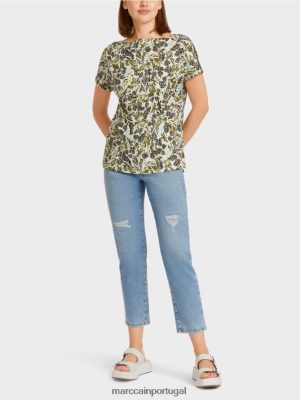 Marc Cain camiseta com mangas de quimono cortadas Chela suave roupas 4P8PV01424 Marc Cain Dresses