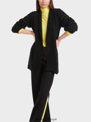 Marc Cain camiseta com rolo de rolo limão macio roupas 4P8PV01325 Marc Cain Dresses