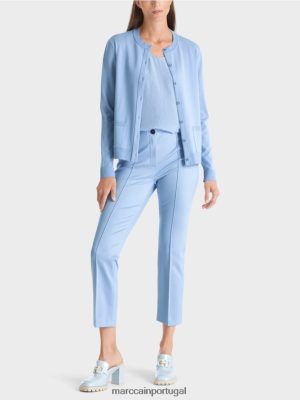 Marc Cain cardigã "repensar juntos" céu escuro do verão roupas 4P8PV0352 Marc Cain Portugal