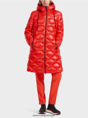 Marc Cain casaco "repensar" acolchoado Campari roupas 4P8PV0244 Marc Cain Portugal