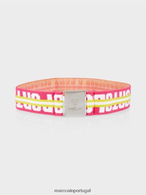 Marc Cain cinto colorido da cintura com fivela de metal super rosa acessório 4P8PV01719 Marc Cain Tops