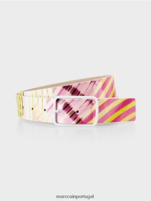 Marc Cain cinto de quadril colorido no chão de vaca Limade leve acessório 4P8PV01717 Marc Cain Portugal