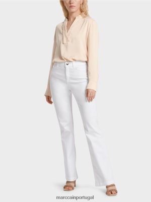 Marc Cain faro "repensa" jeans branco roupas 4P8PV0796 Marc Cain Portugal