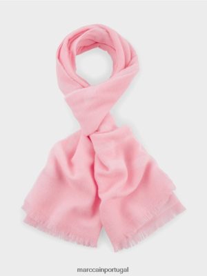 Marc Cain lenço de lã virgem pó macio rosa acessório 4P8PV01704 Marc Cain Tops