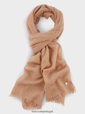Marc Cain lenço de tecido elegante com lurex Toffee brilhante acessório 4P8PV01684 Marc Cain Portugal