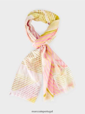 Marc Cain lenço elegante com seda Limade leve acessório 4P8PV01716 Marc Cain Tops