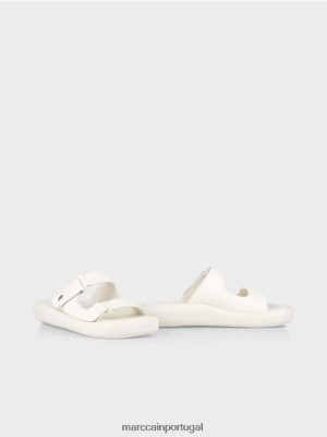 Marc Cain sandálias com uma sola redonda off white calçados 4P8PV01613 Marc Cain Dresses