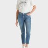 Marc Cain silea "repensar Jeans Azul vintage roupas 4P8PV0786 Marc Cain Tops