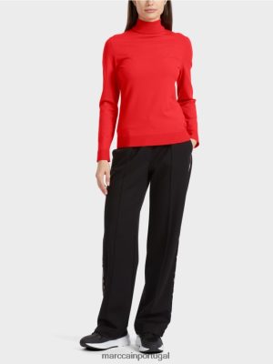 Marc Cain suéter "repensar" traslado Campari roupas 4P8PV01078 Marc Cain Portugal