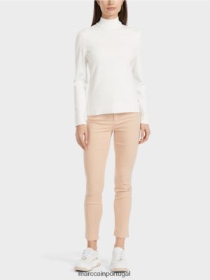 Marc Cain suéter "repensar" traslado off white roupas 4P8PV01076 Marc Cain Dresses