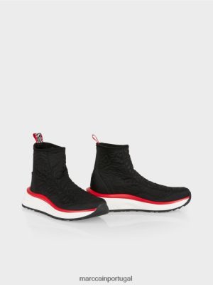 Marc Cain tênis com design Leo em relevo preto calçados 4P8PV01573 Marc Cain Portugal