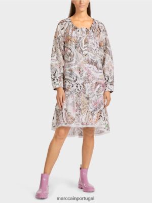 Marc Cain vestido com mangas de raglan off white roupas 4P8PV097 Marc Cain Portugal